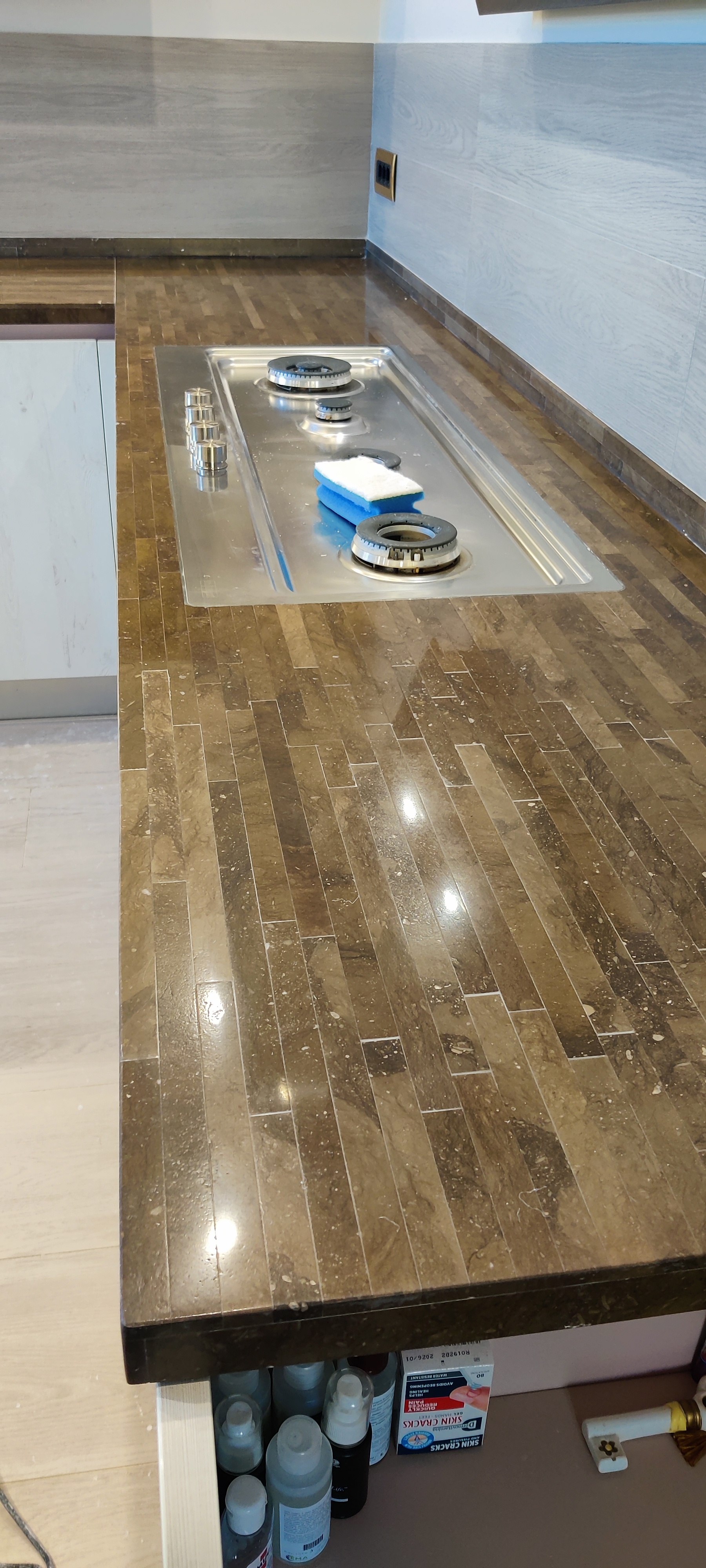 Lucidatura top cucina